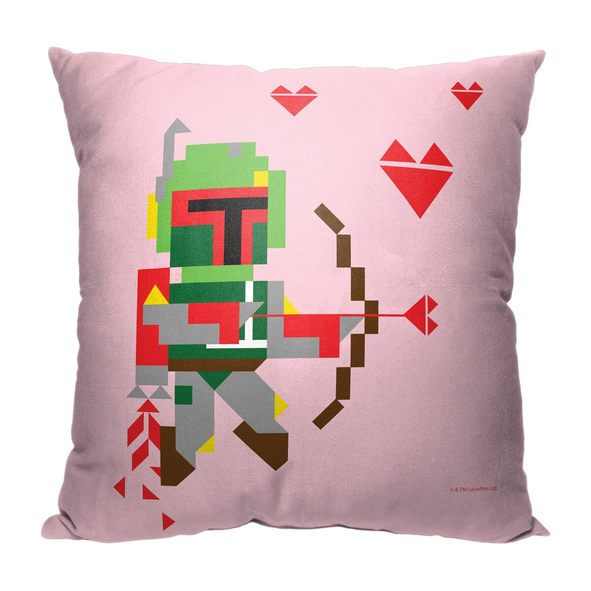 Star Wars Classic Bounty Hunter Of Love 18 Inch Throw Pillow