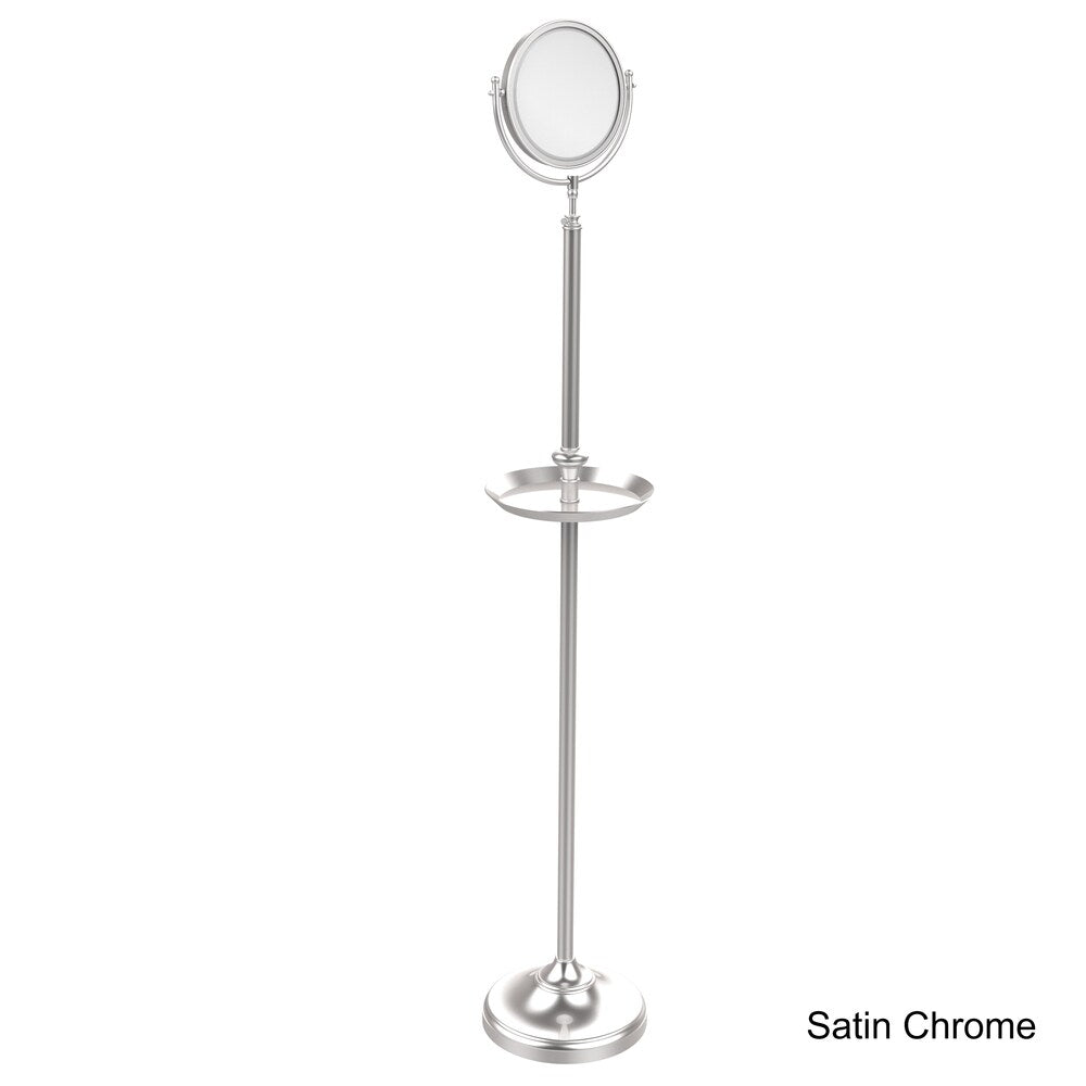 8-inch Floo-standing Makeup Mirror with 4X Magnification