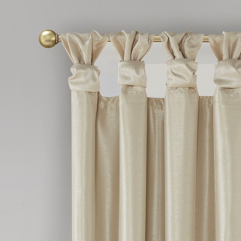 Twist Tab Total Blackout Window Curtain Panel