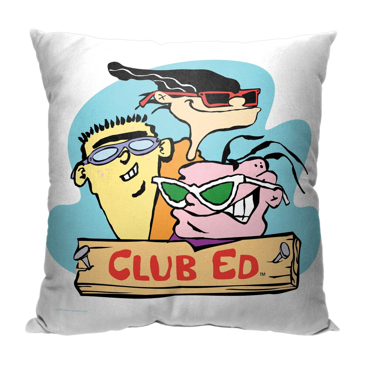 Cartoon Network Ed Edd n Eddy Club Ed 18 Inch Throw Pillow