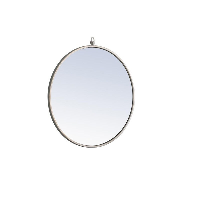 Carson Carrington Labbemala Metal Framed Round Wall Mirror