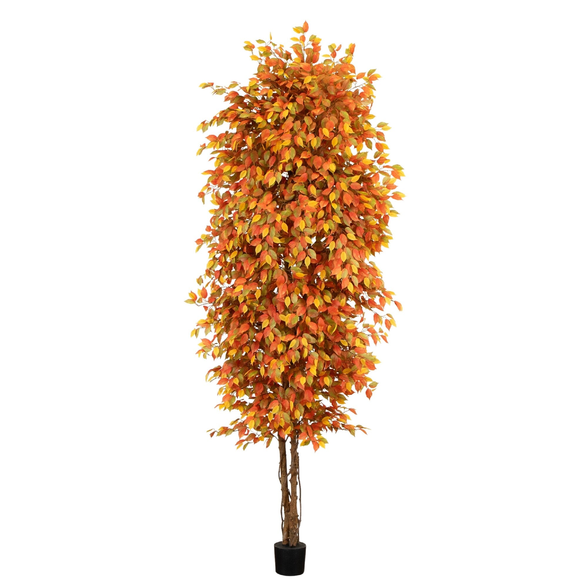 10' Autumn Ficus Artificial Fall Tree