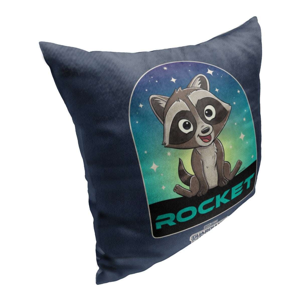 Marvel Guardians of the Galaxy 3 Rocket in the Galaxy Printed Throw Pillow - Grey