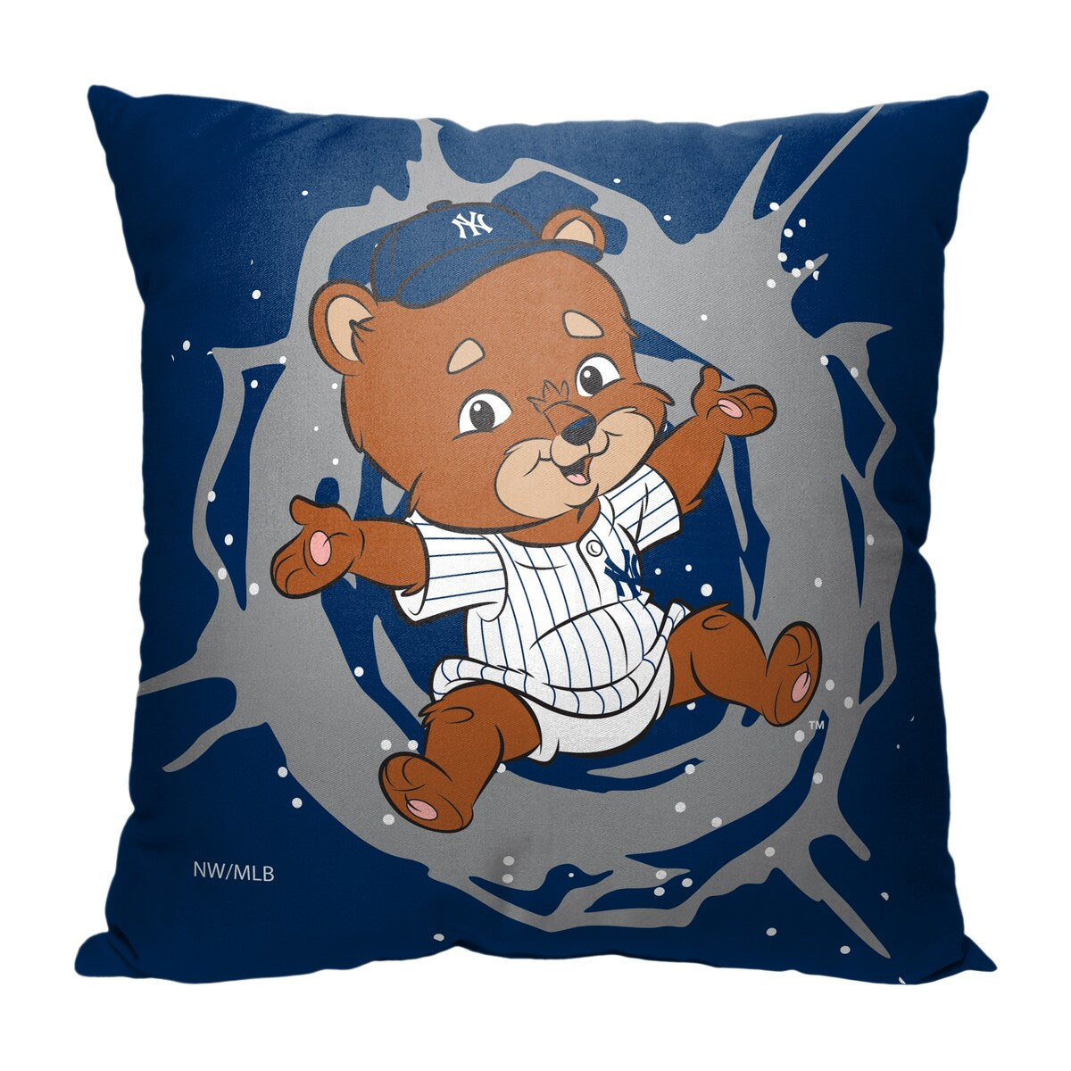 MLB New York Yankees Mascots 18 Inch Throw Pillow