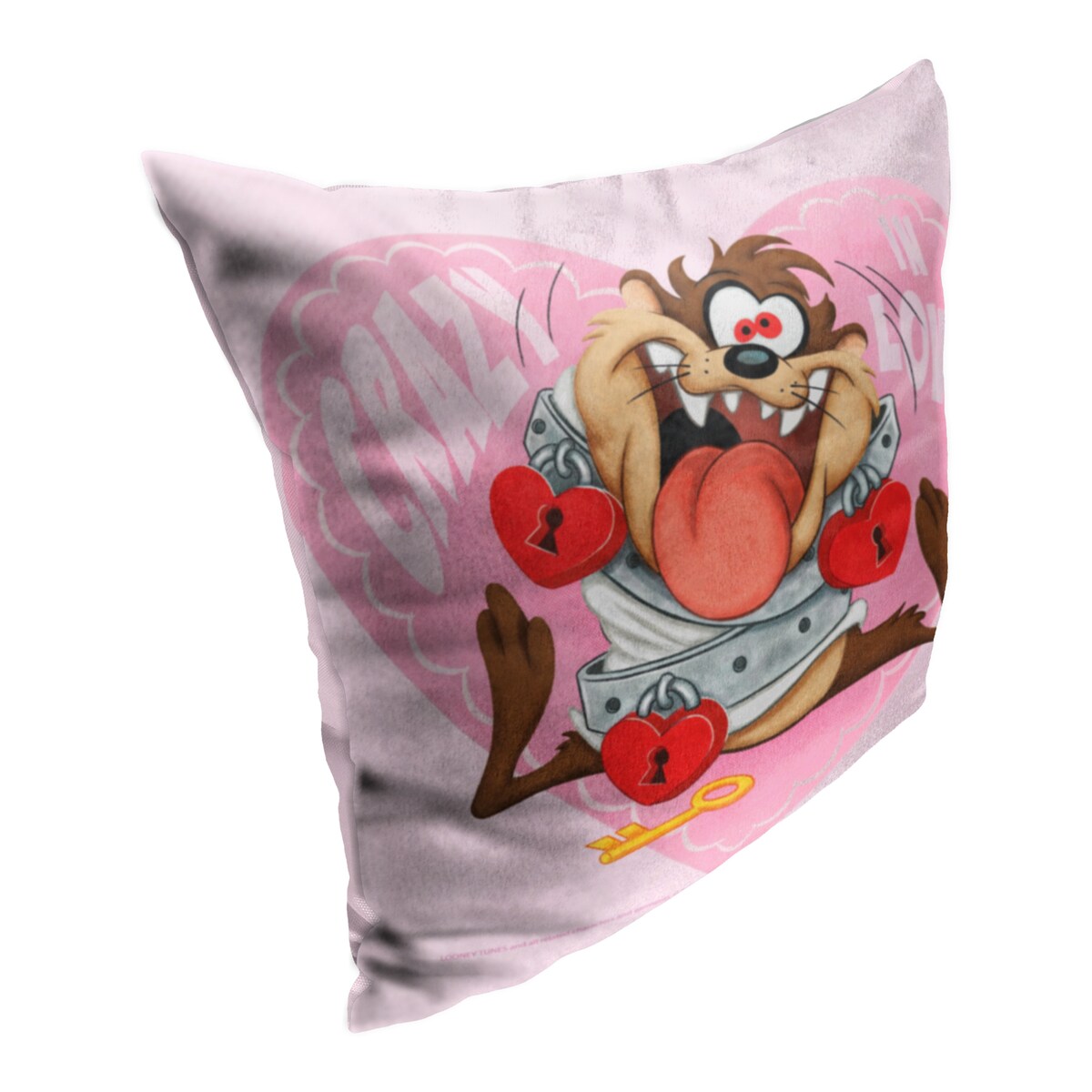 Warner Brothers Looney Tunes Crazy In Love 18 Inch Throw Pillow