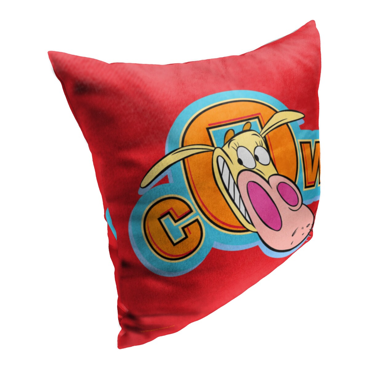 Cartoon Network Cow and Chicken Cow 18 Inch Throw Pillow