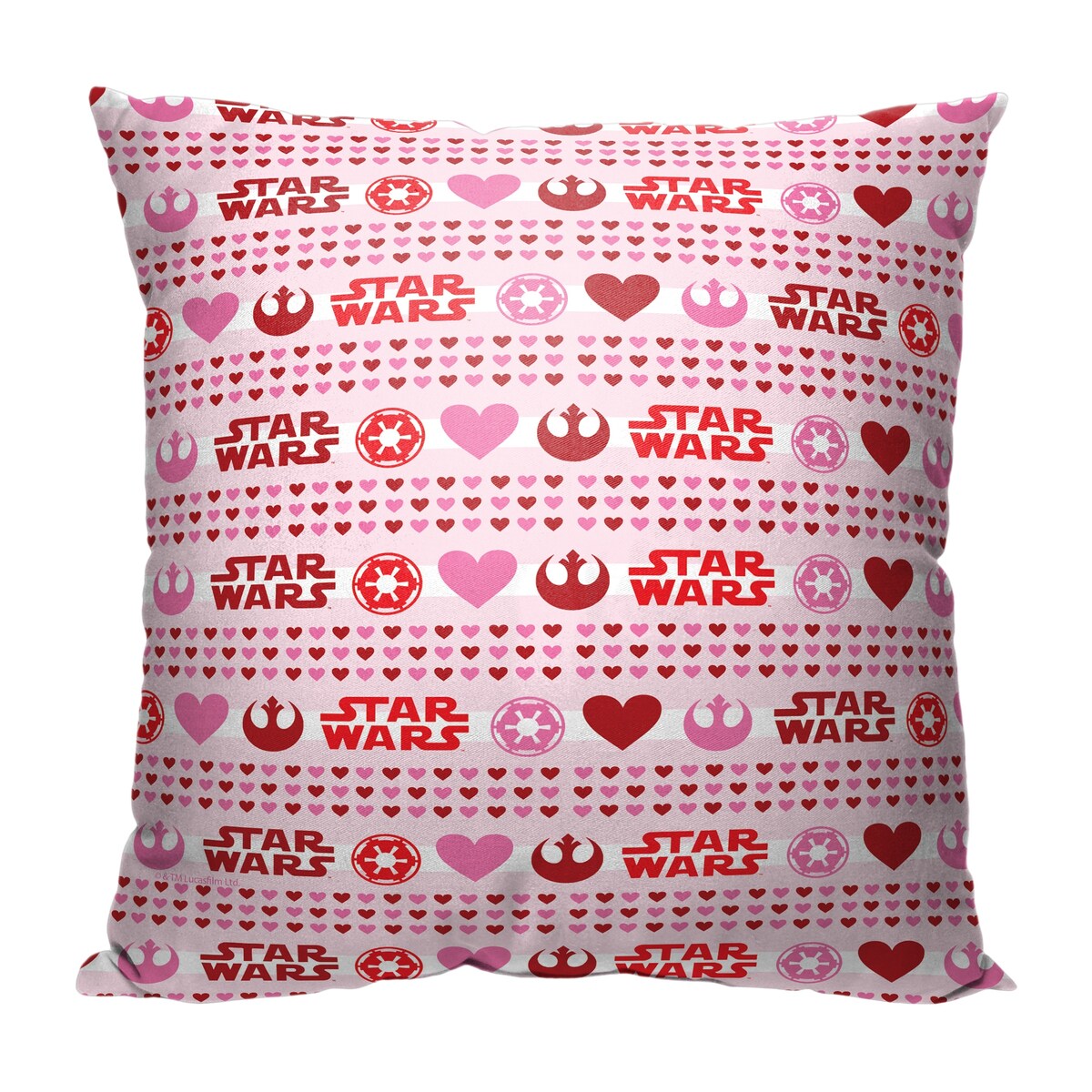 Star Wars Classic Love And Star Wars 18 Inch Throw Pillow