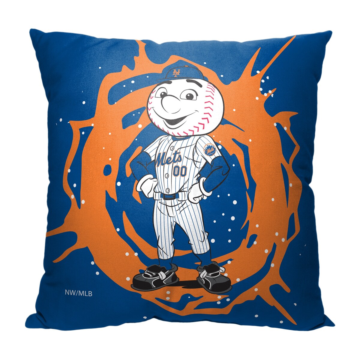 MLB New York Mets Mascots 18 Inch Throw Pillow