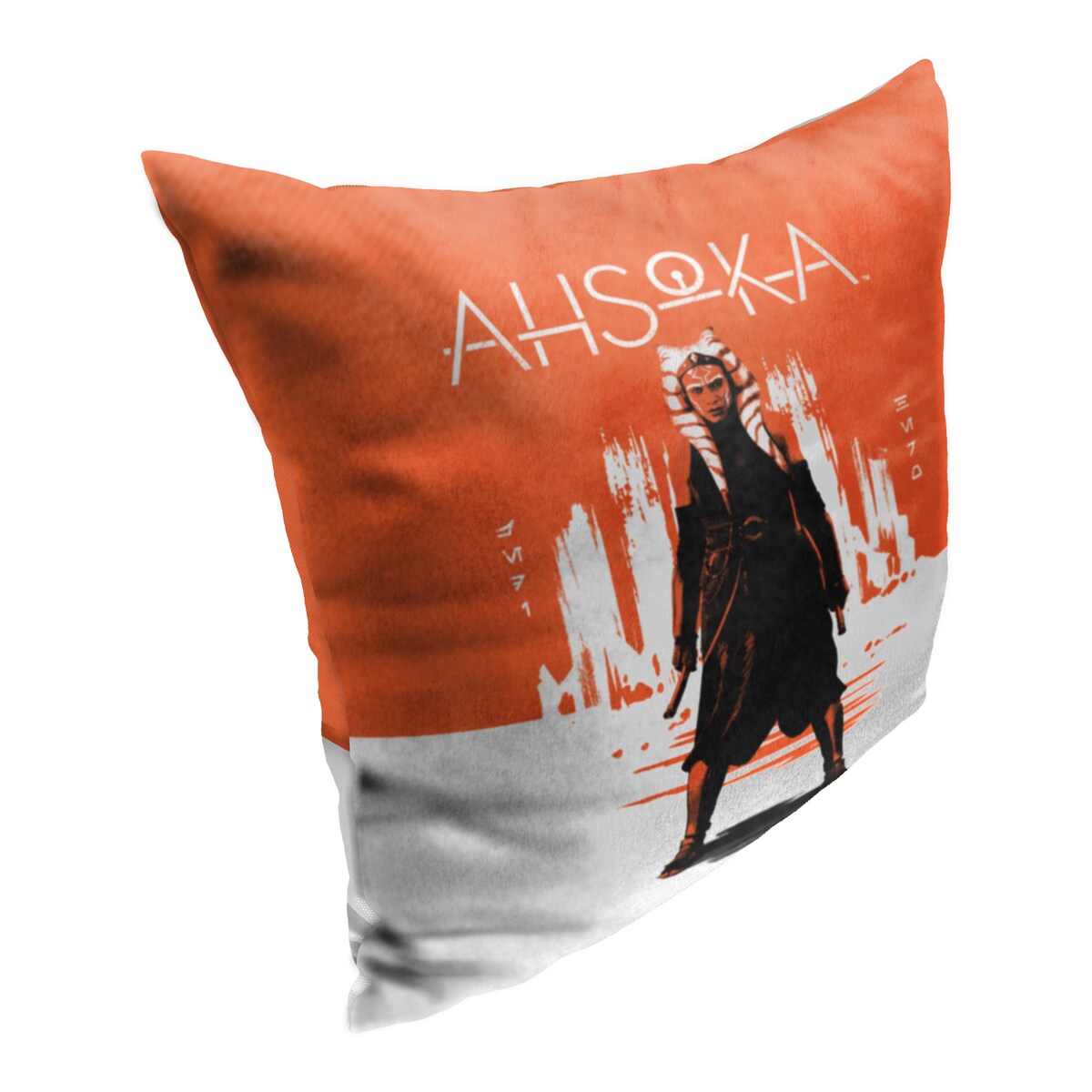 Star Wars Ahsoka Stoic Printed Throw Pillow