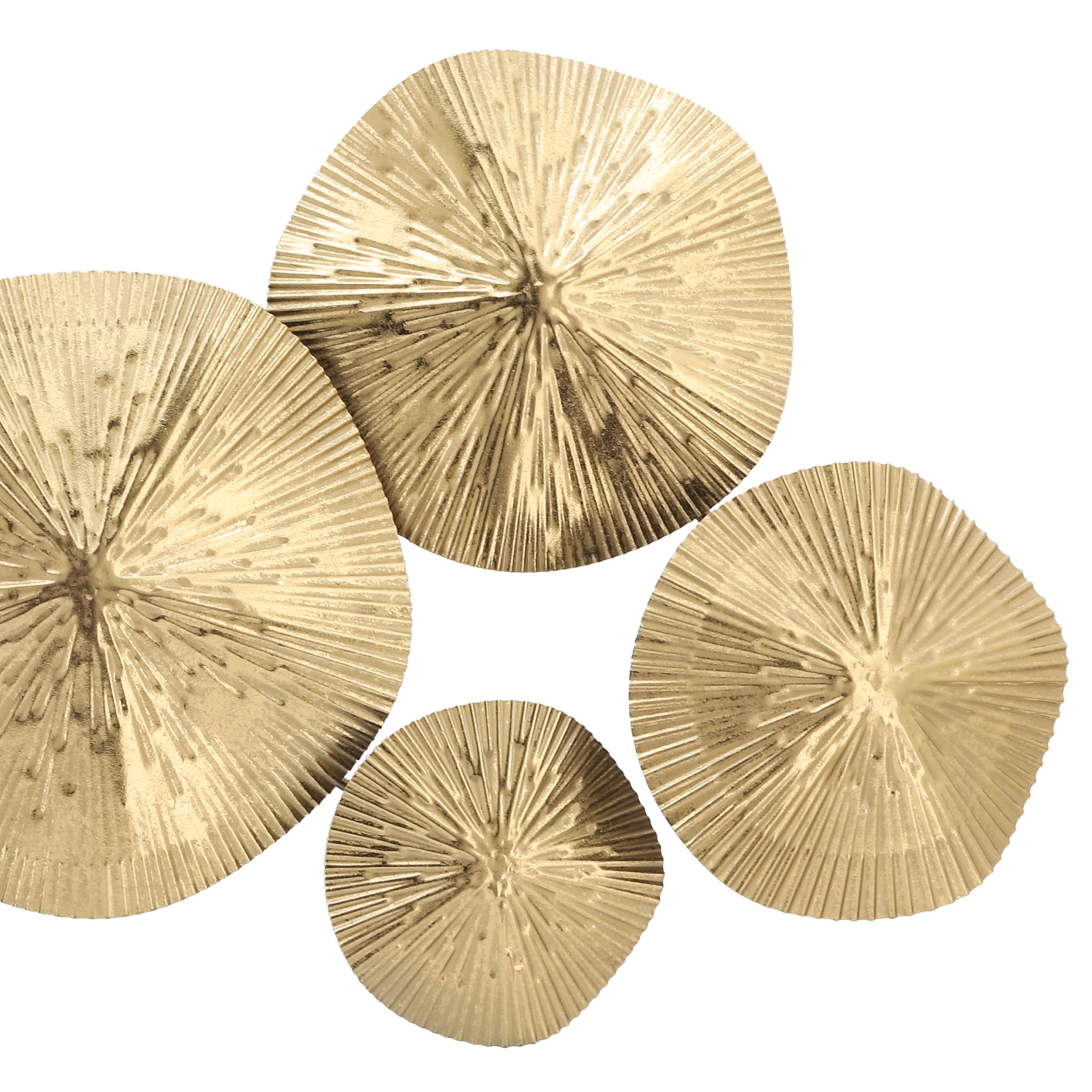 Gold Lily Paid 16 Metal Wall Decor Contemporary Gold Circle Wall Hanging Decor Decorative Metal Wall Accent Decor