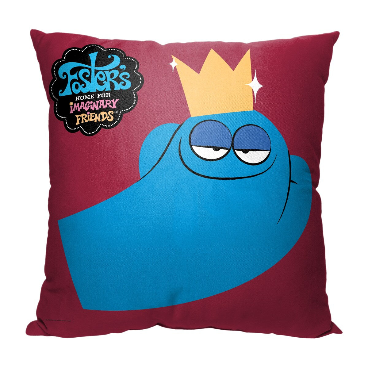 Cartoon Network Foster's Home King Bloo 18 Inch Throw Pillow