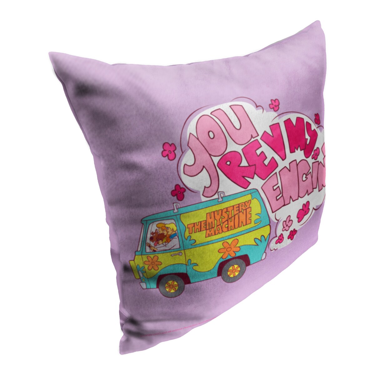 Warner Brothers Scooby Doo Rev My Engine 18 Inch Throw Pillow