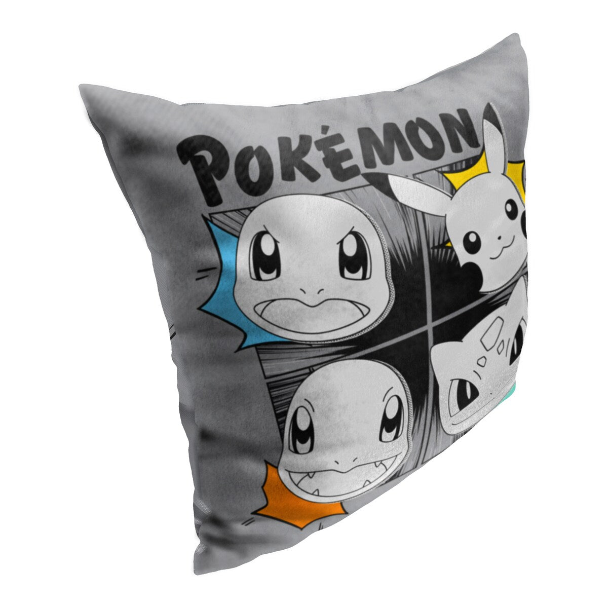 Pokemon One of a Kind Printed Throw Pillow - Grey