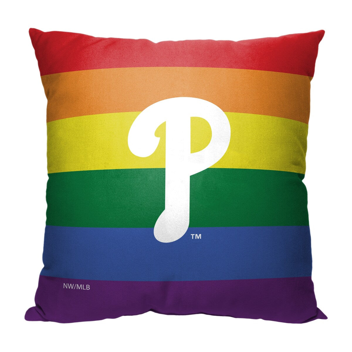 MLB Philadelphia Phillies Pride Series 18 Inch Throw Pillow