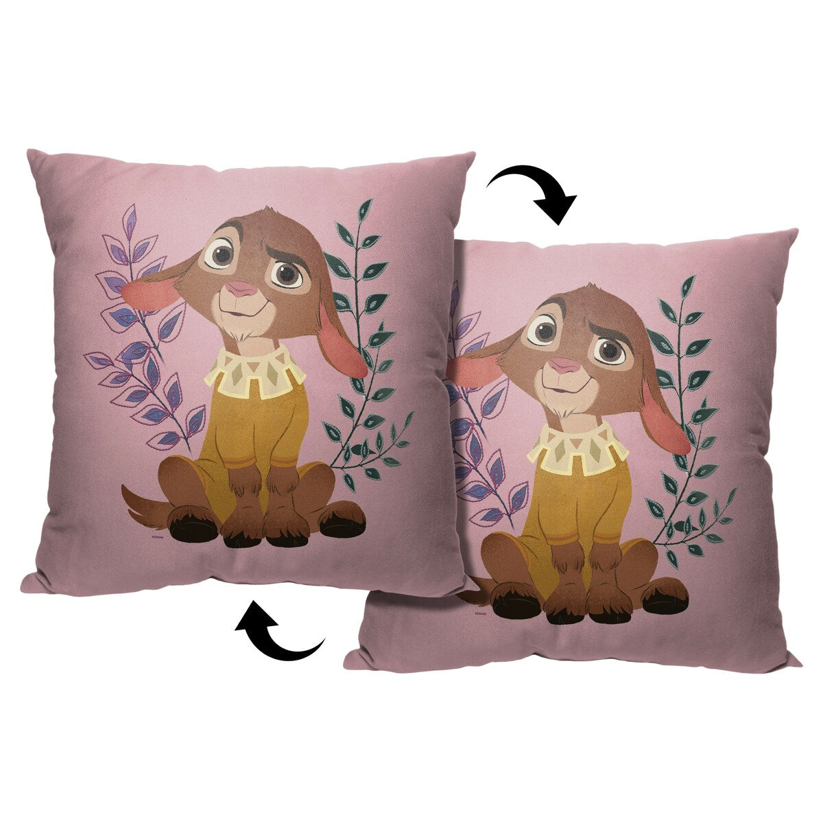 Disney Wish Valentino Printed Throw Pillow - Pink