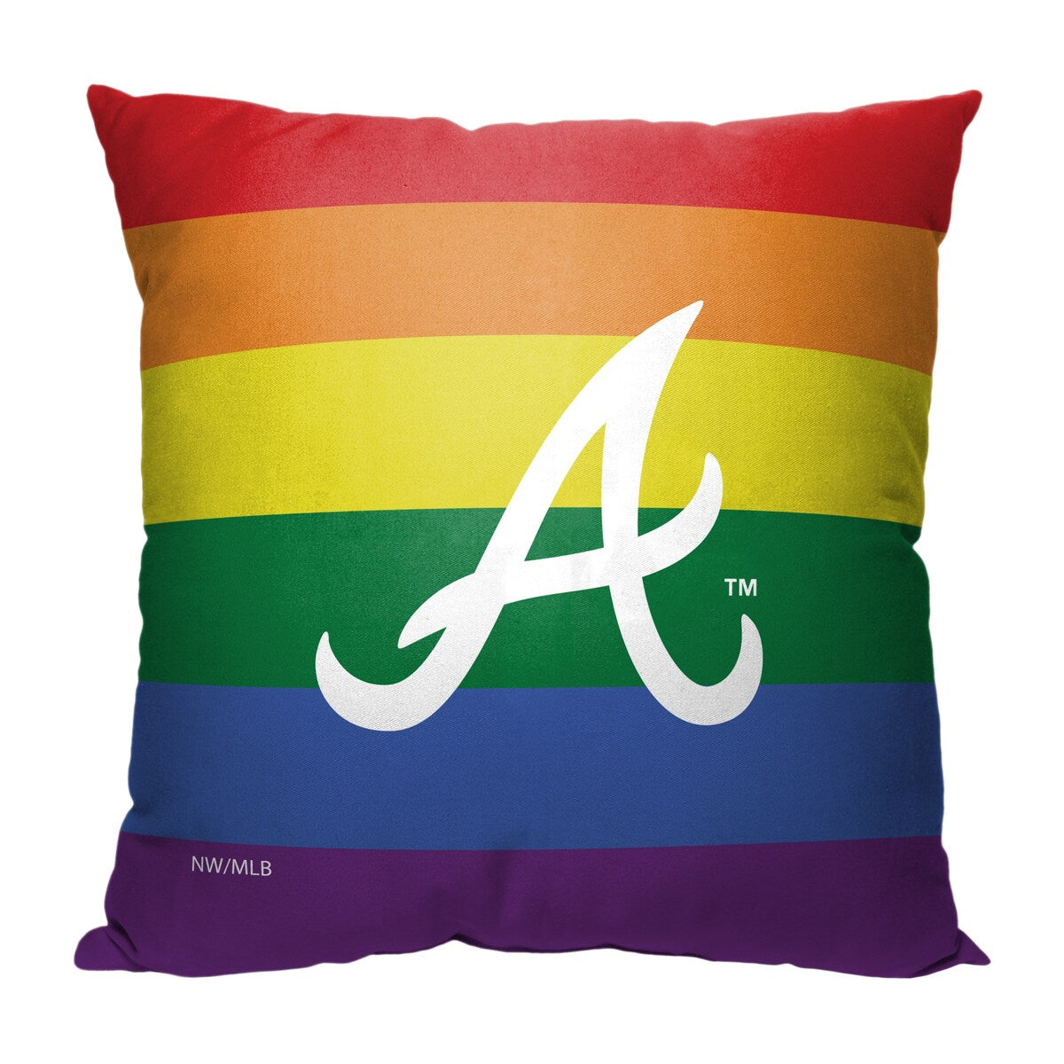 MLB Atlanta Braves Pride Series 18 Inch Throw Pillow