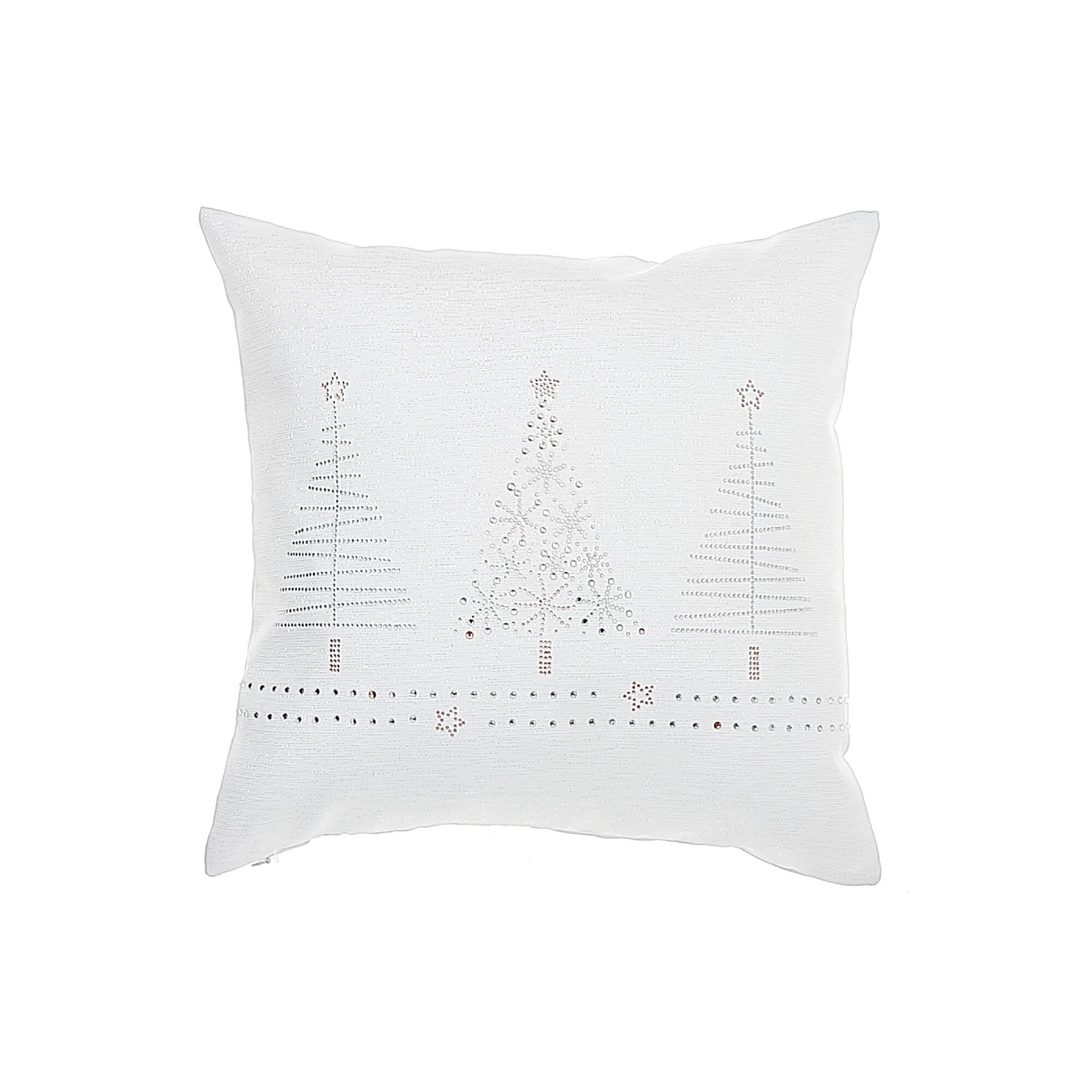 Polyester Cushion Christmas Tree 18X18 - Set of 2