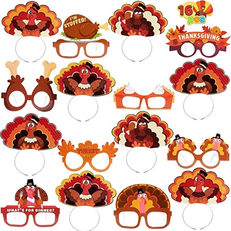 Thanksgiving Turkey Accessories Set