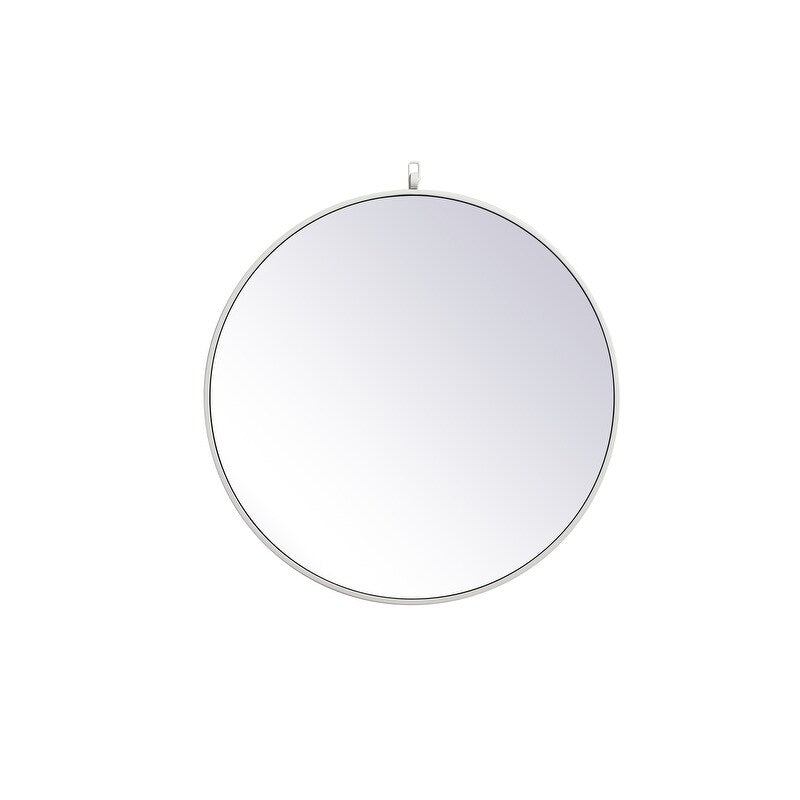 Carson Carrington Labbemala Metal Framed Round Wall Mirror