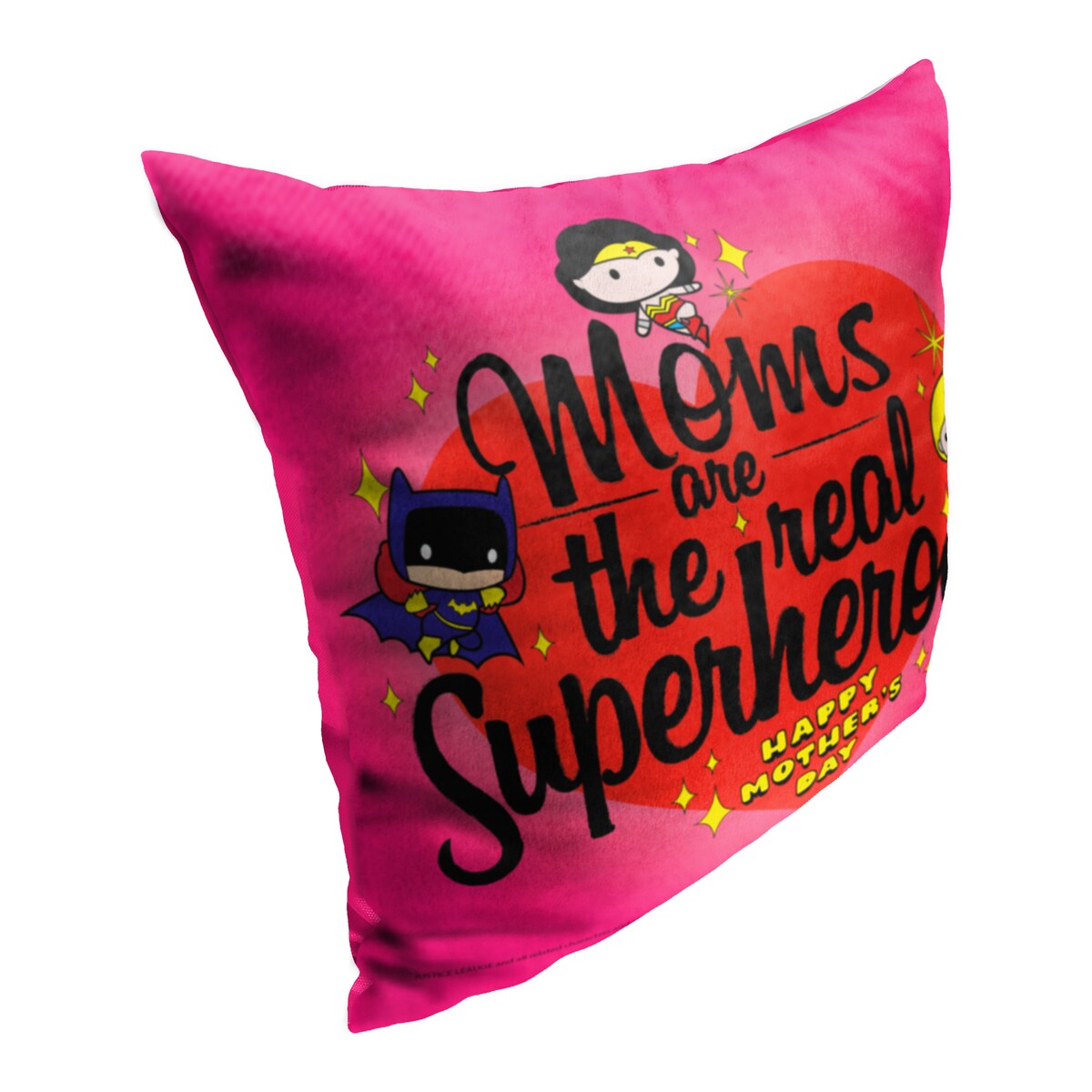 Warner Brothers DC Moms Are The Real Supers 18 Inch Throw Pillow