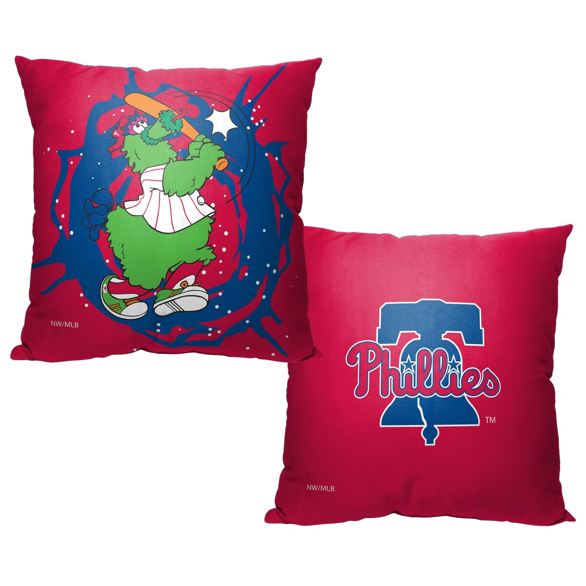 MLB Philadelphia Phillies Mascots 18 Inch Throw Pillow