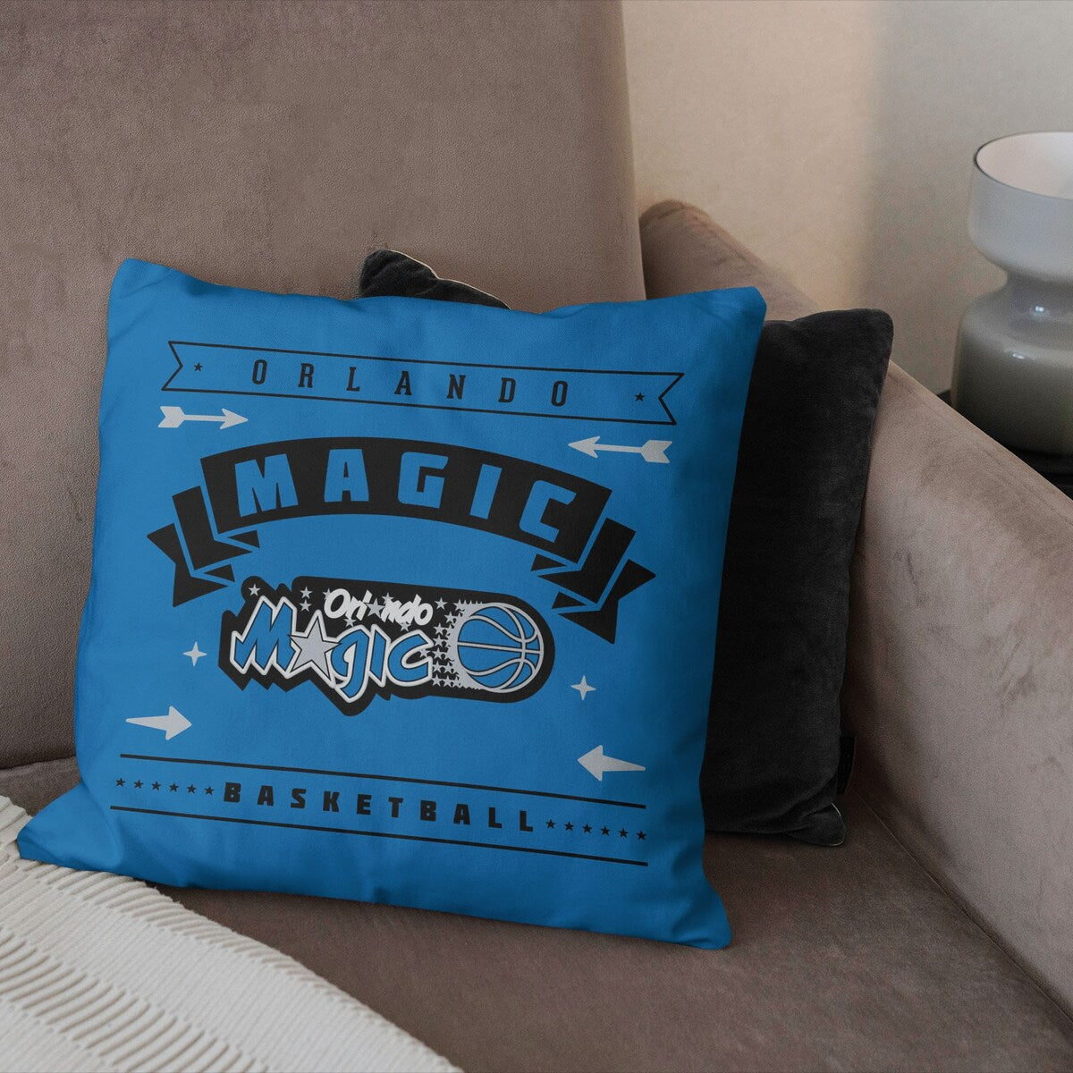 NBA Hardwood Classic Magic Printed Throw Pillow - Blue