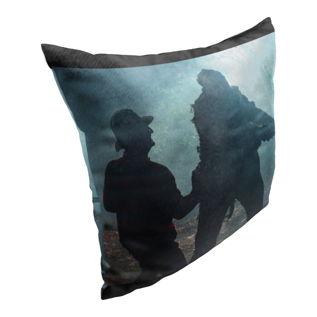 WB Horror Freddy Vs Jason Slasher Fight Pillow - Blue