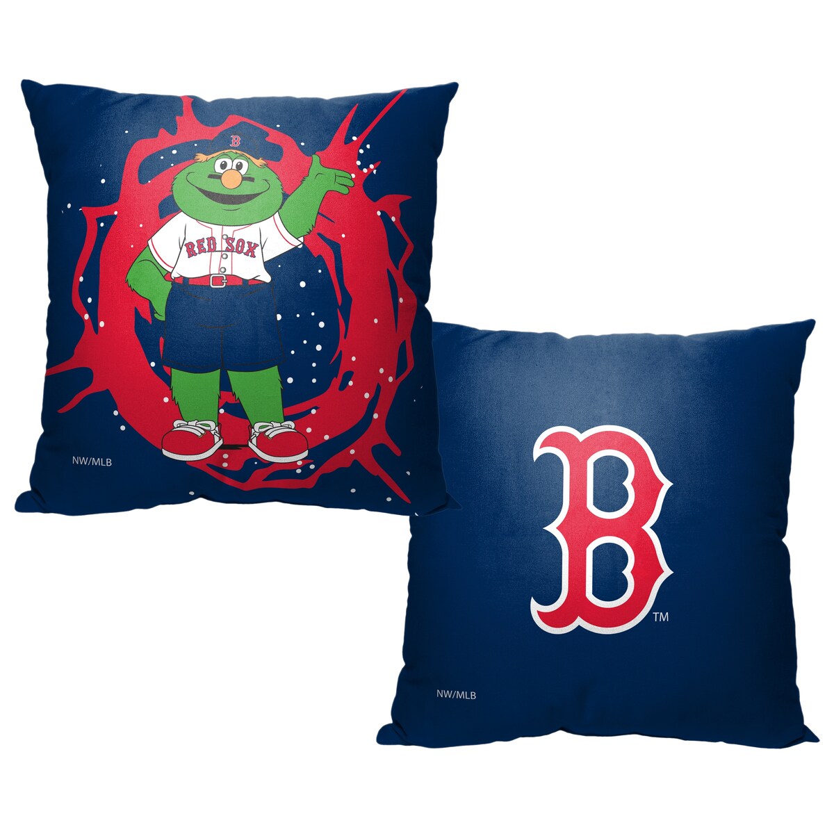 MLB Boston Red Sox Mascots 18 Inch Throw Pillow