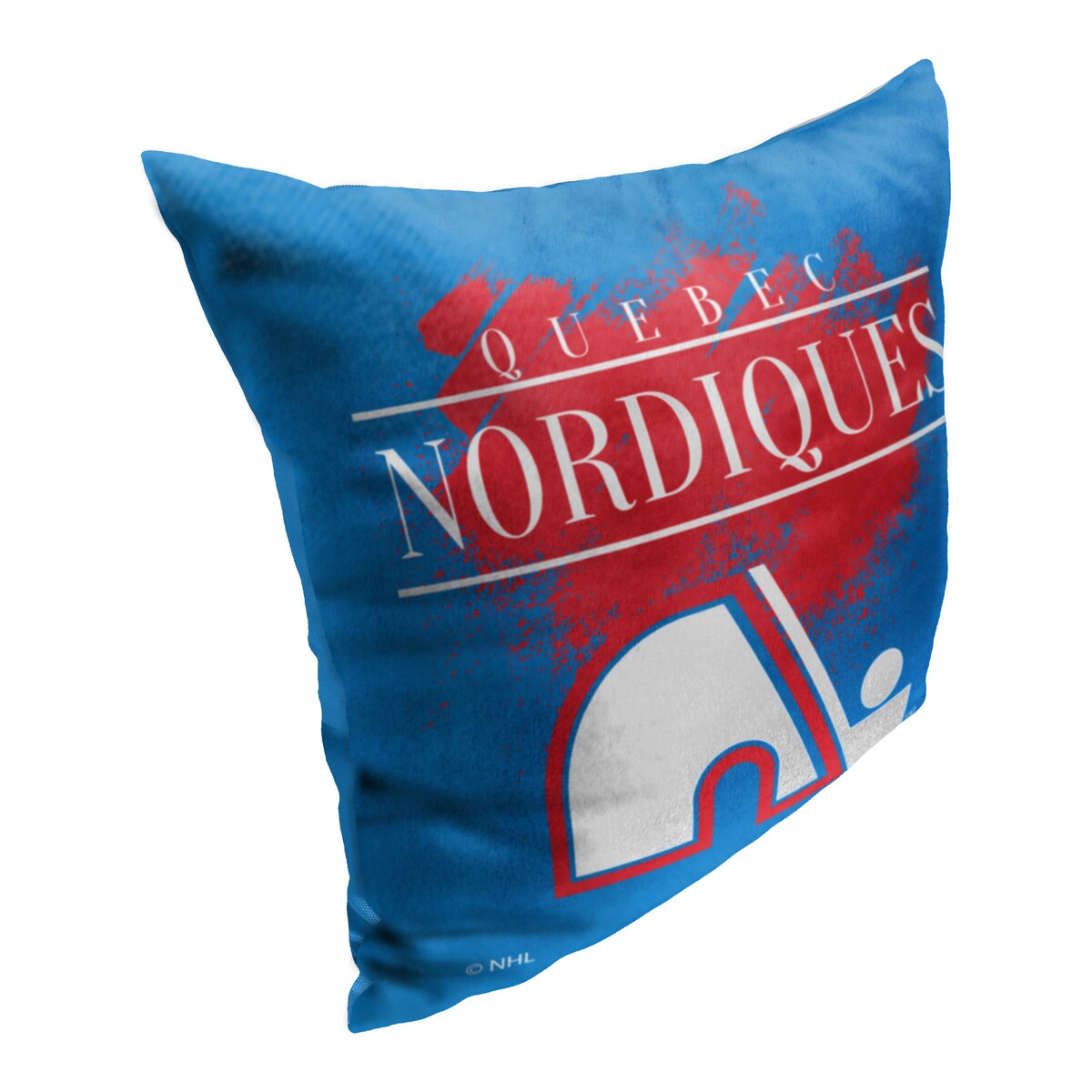 NHL Vintage Burst Nordiques Printed Throw Pillow - Blue