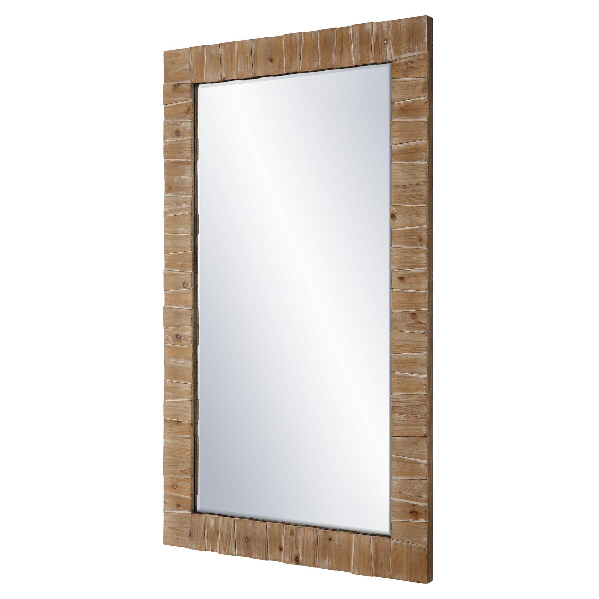 Uttermost Ayanna Gray Washed Wood Mirror - 43.75W x 73.75H x 1.75D