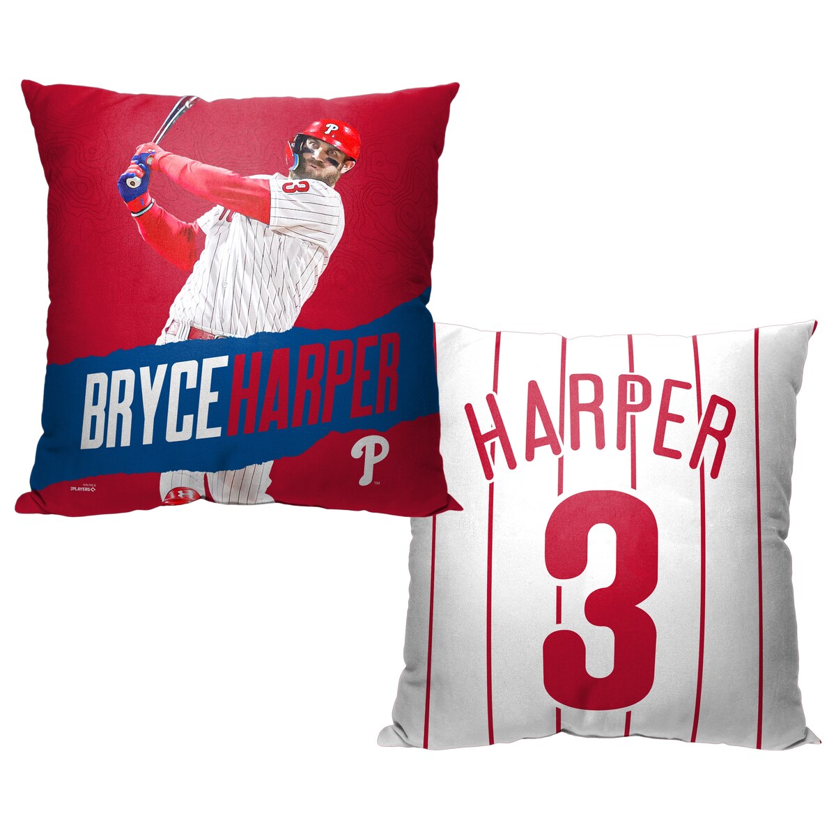 MLB Player Philadelphia Phillies Bryce Harper 18 Inch Throw Pillow