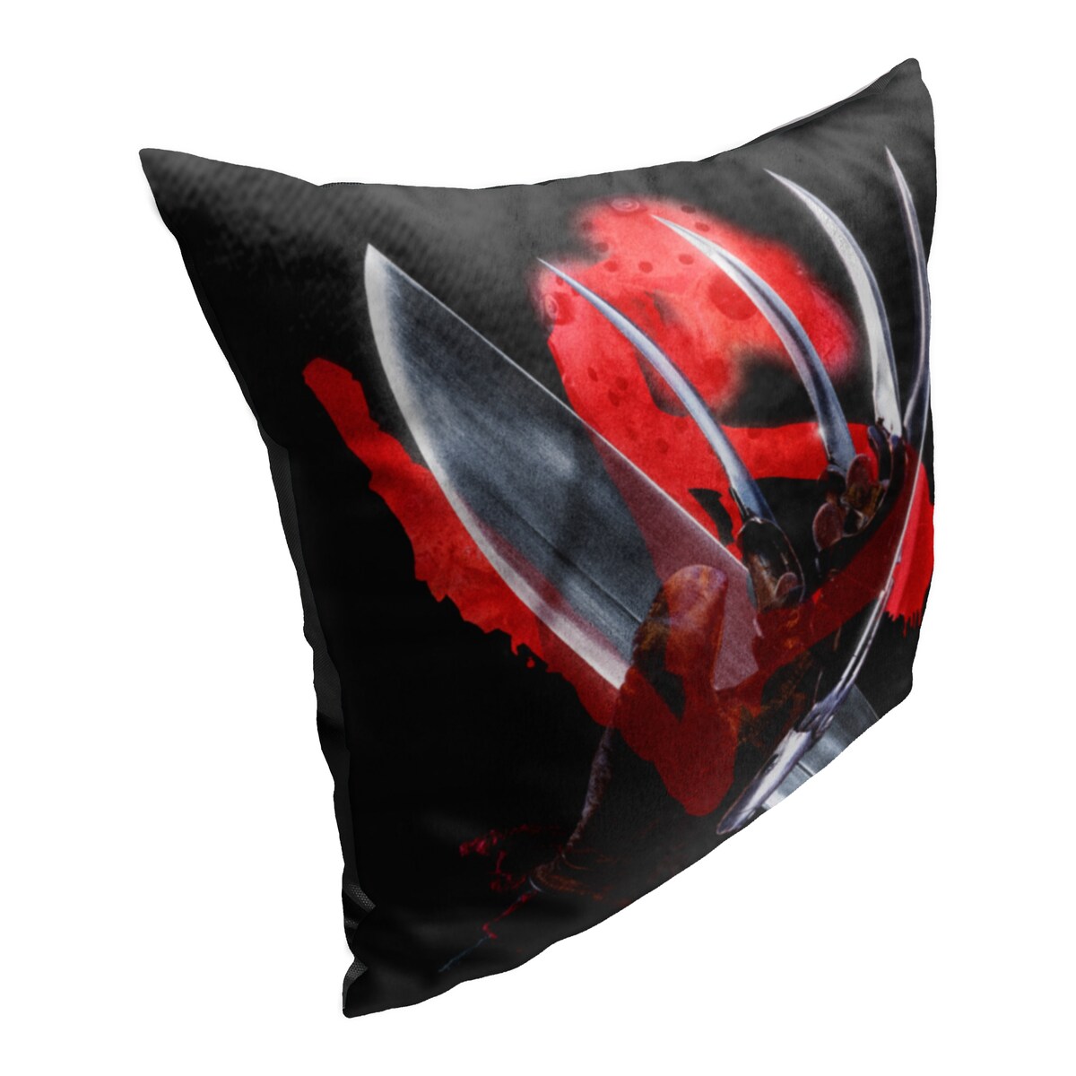 Warner Brothers Freddy vs Jason Brandish Your Weapons 18 Inch Throw Pillow