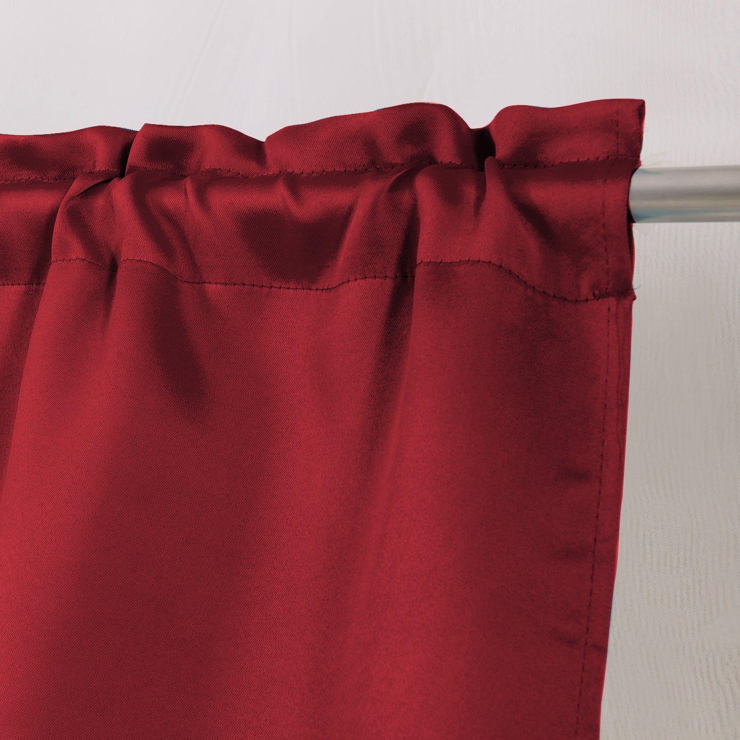 Anchorage Privacy Solid Kitchen Curtain