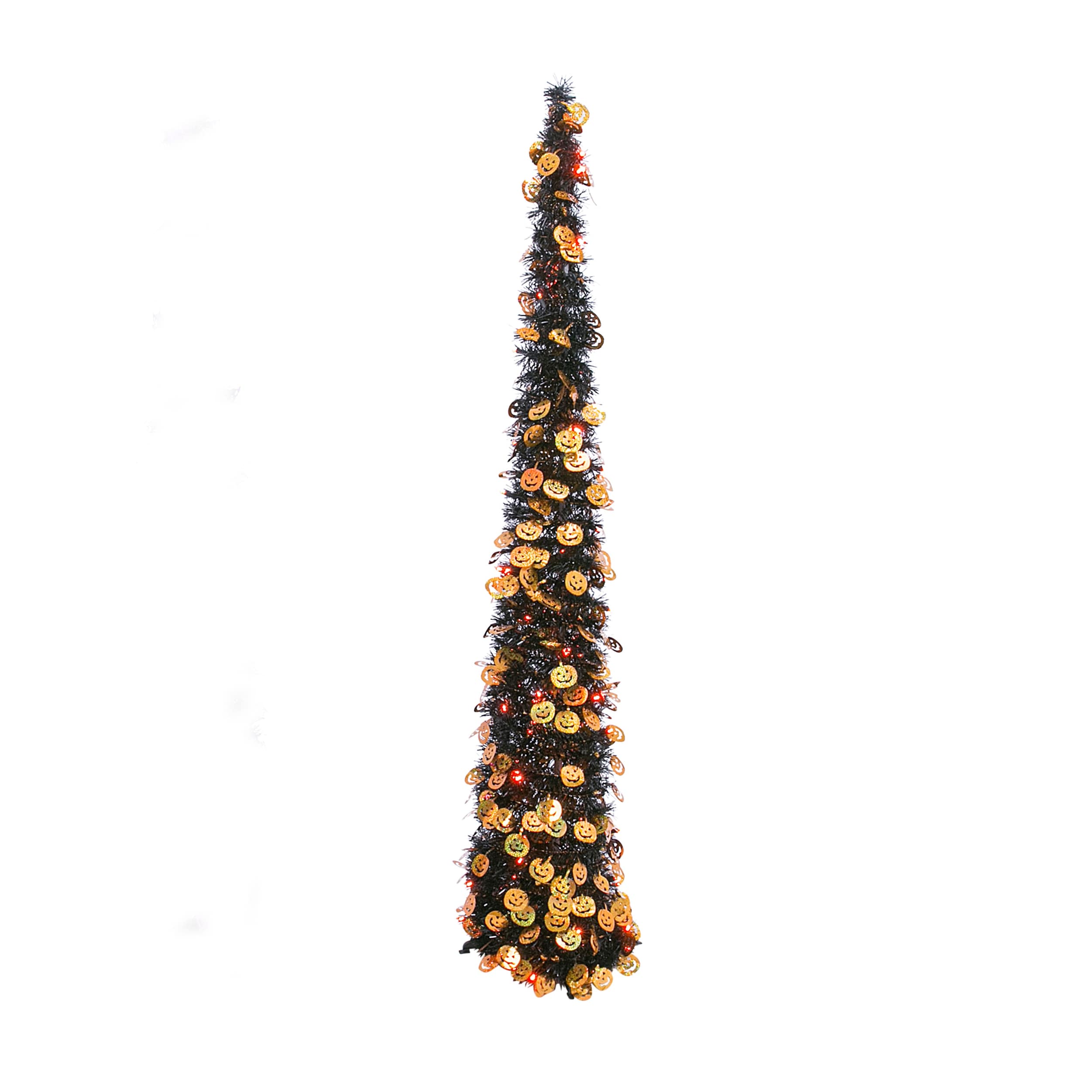 65 in. Illuminating Halloween Pop Up Tree