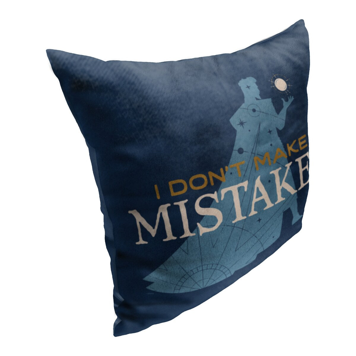 Disney Wish I Don't Make Mistakes Printed Throw Pillow - Blue