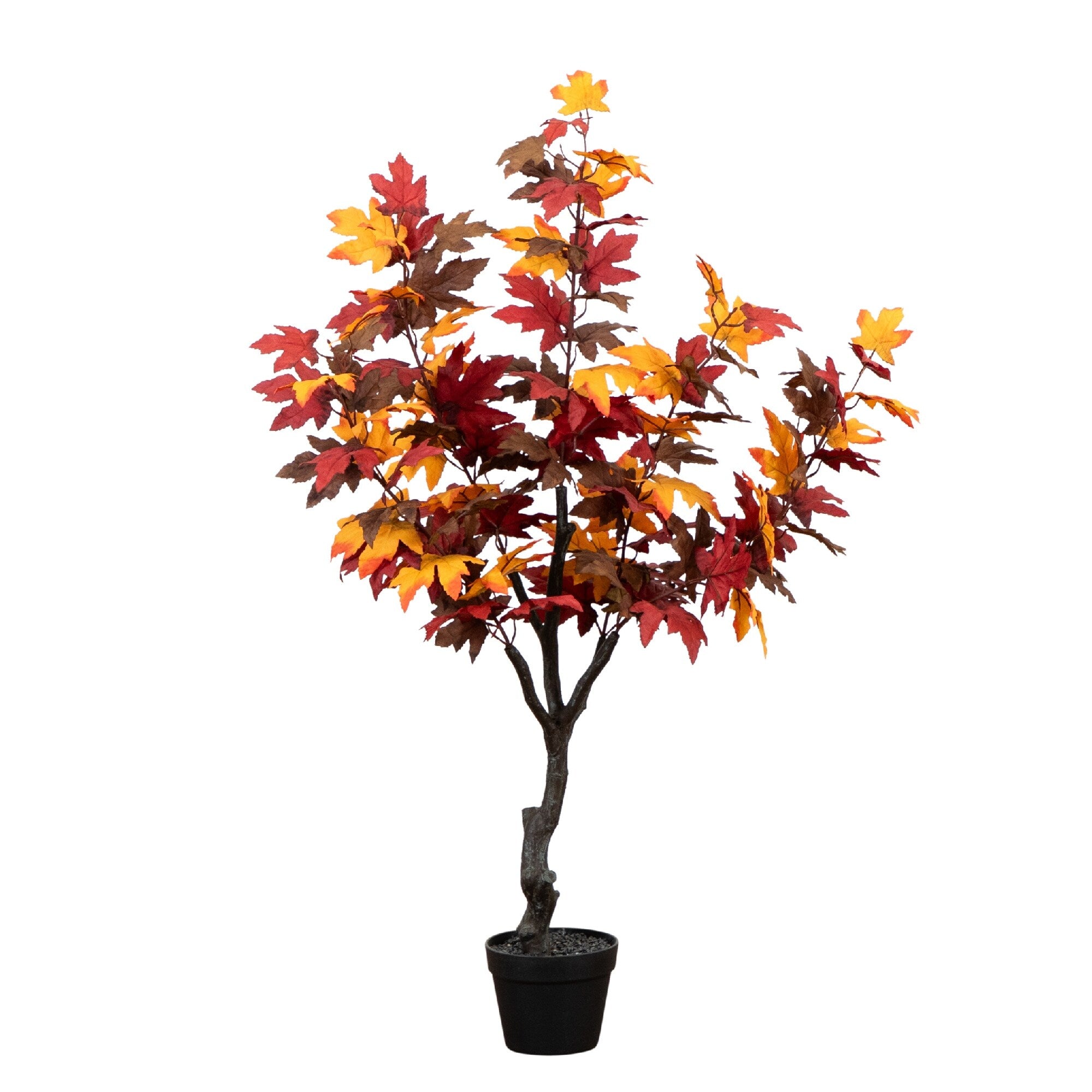 4ft. Autumn Smoky Maple Artificial Fall Tree