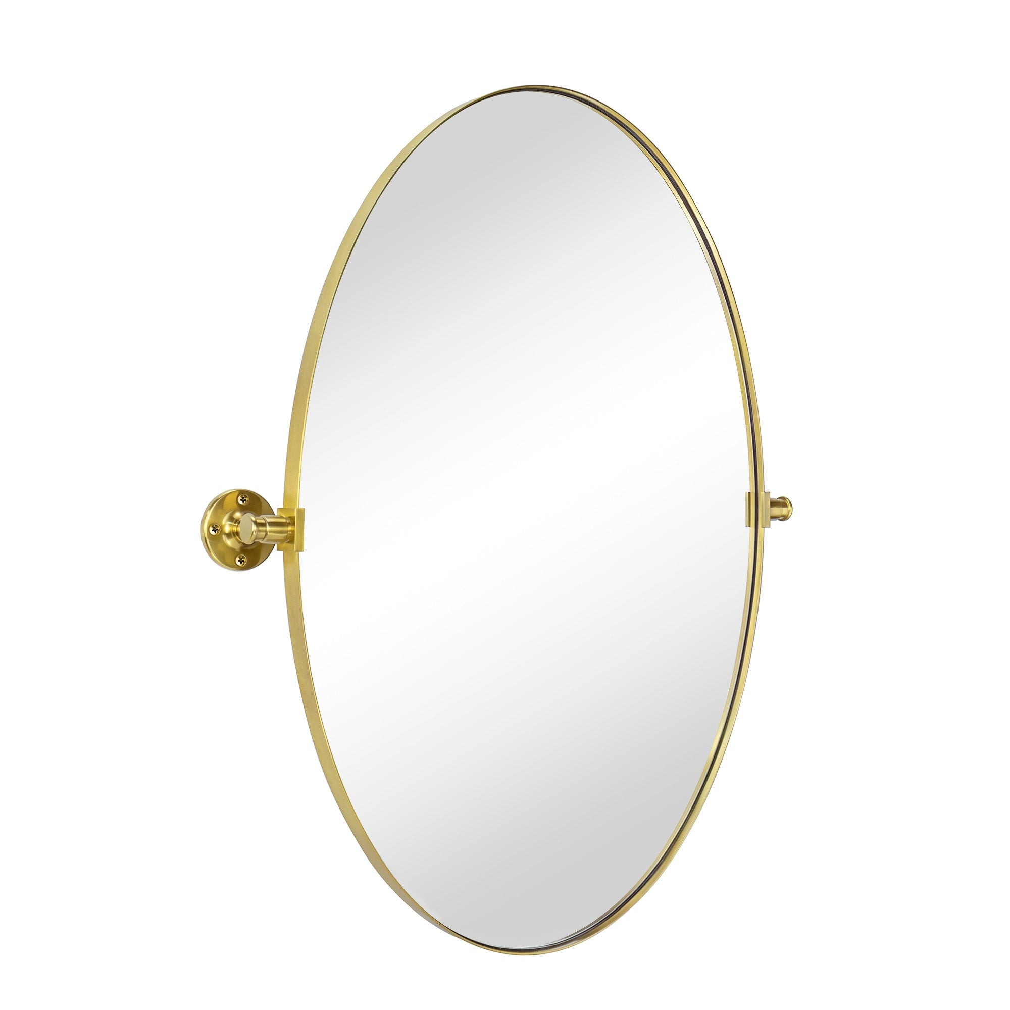 TEHOME Leni Oval Metal Wall Mirror