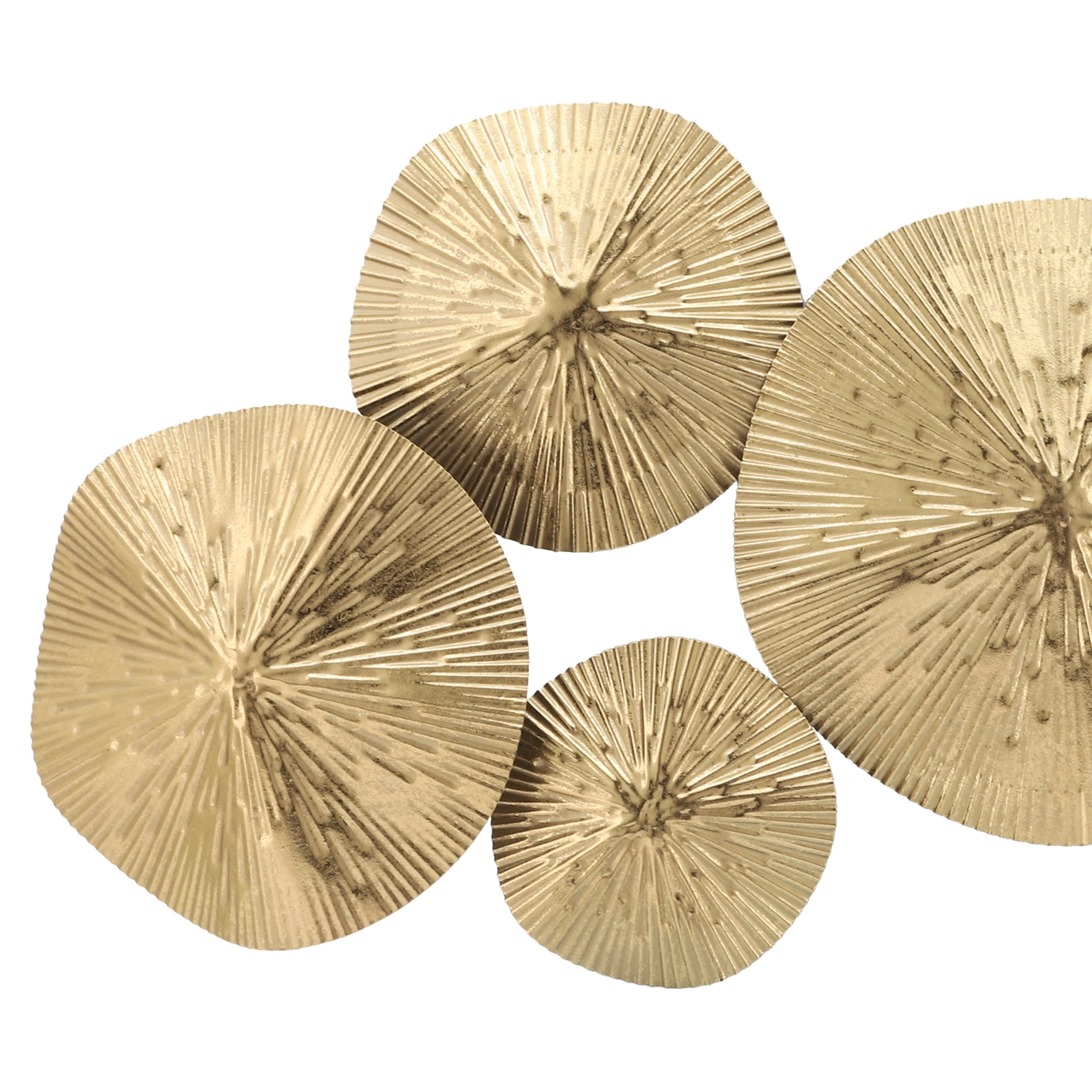 Gold Lily Paid 16 Metal Wall Decor Contemporary Gold Circle Wall Hanging Decor Decorative Metal Wall Accent Decor