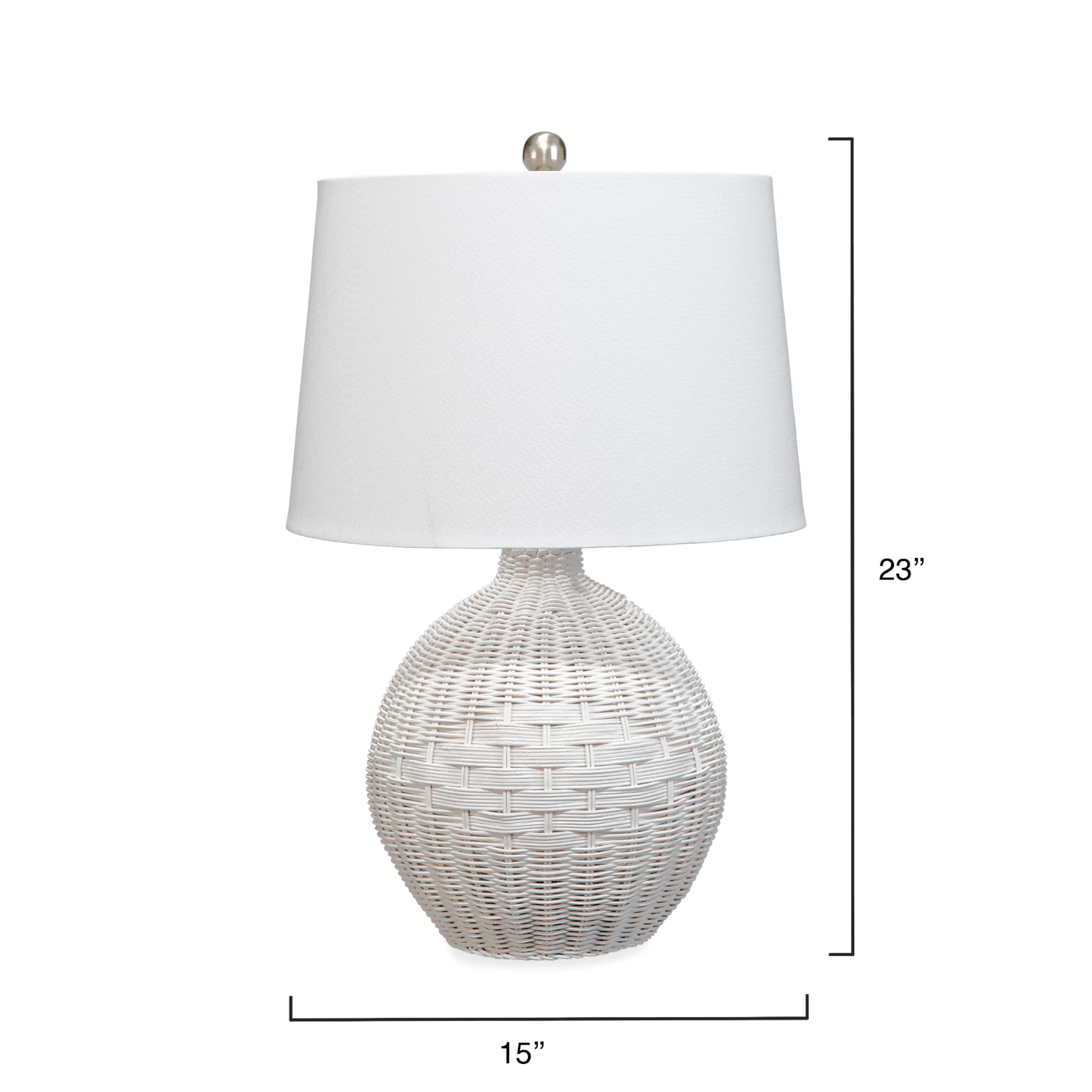 Alden Décor Havana Rattan Table Lamp