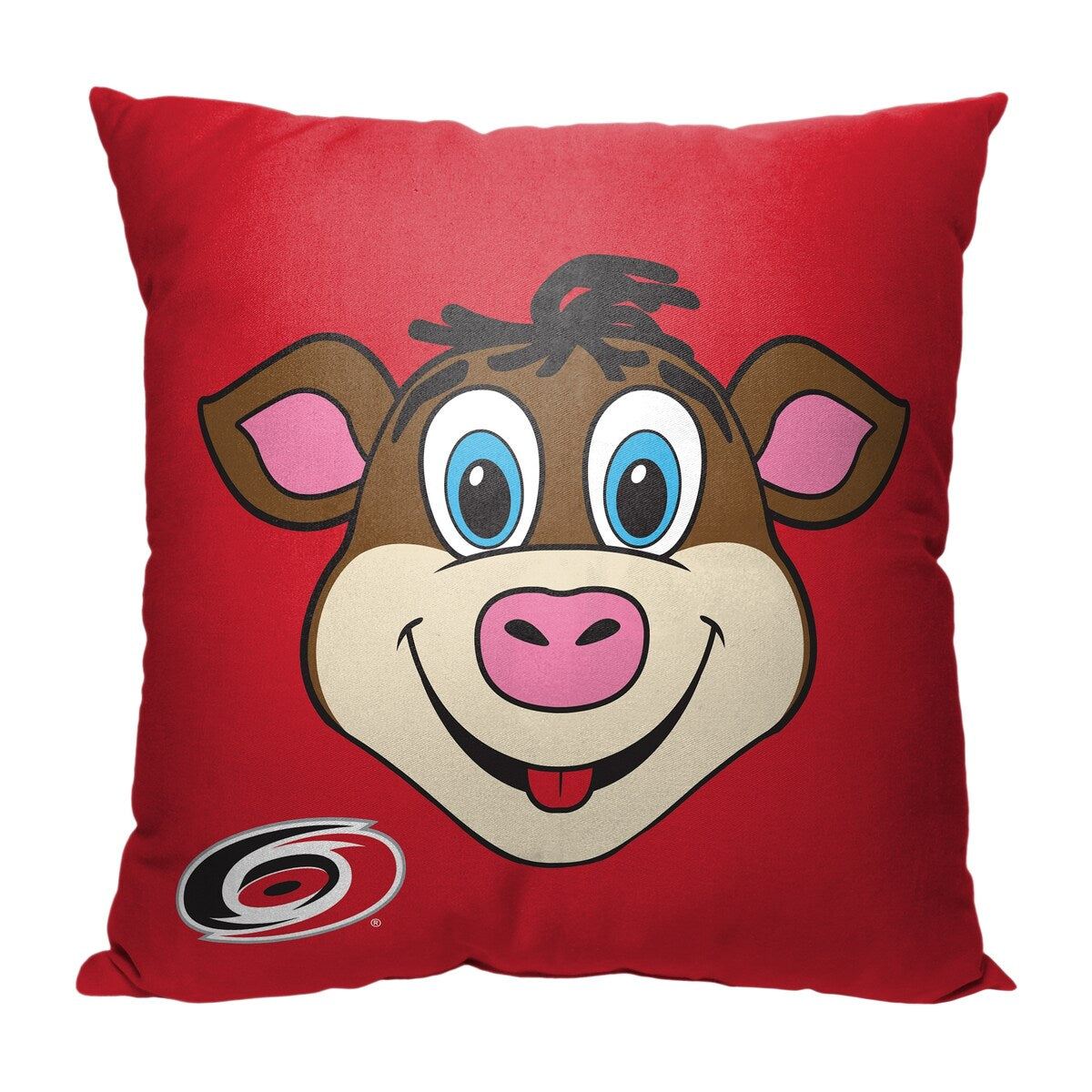 NHL Mascot Love Hurricanes Printed Throw Pillow - Red