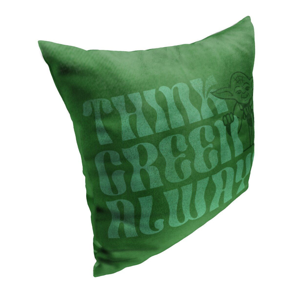 Star Wars Classic Think Green 18 Inch Throw Pillow