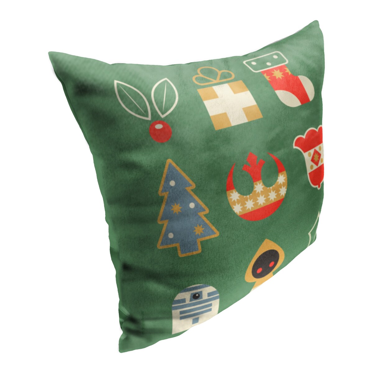 Star Wars Classic A Star Wars Holiday 18 Inch Throw Pillow