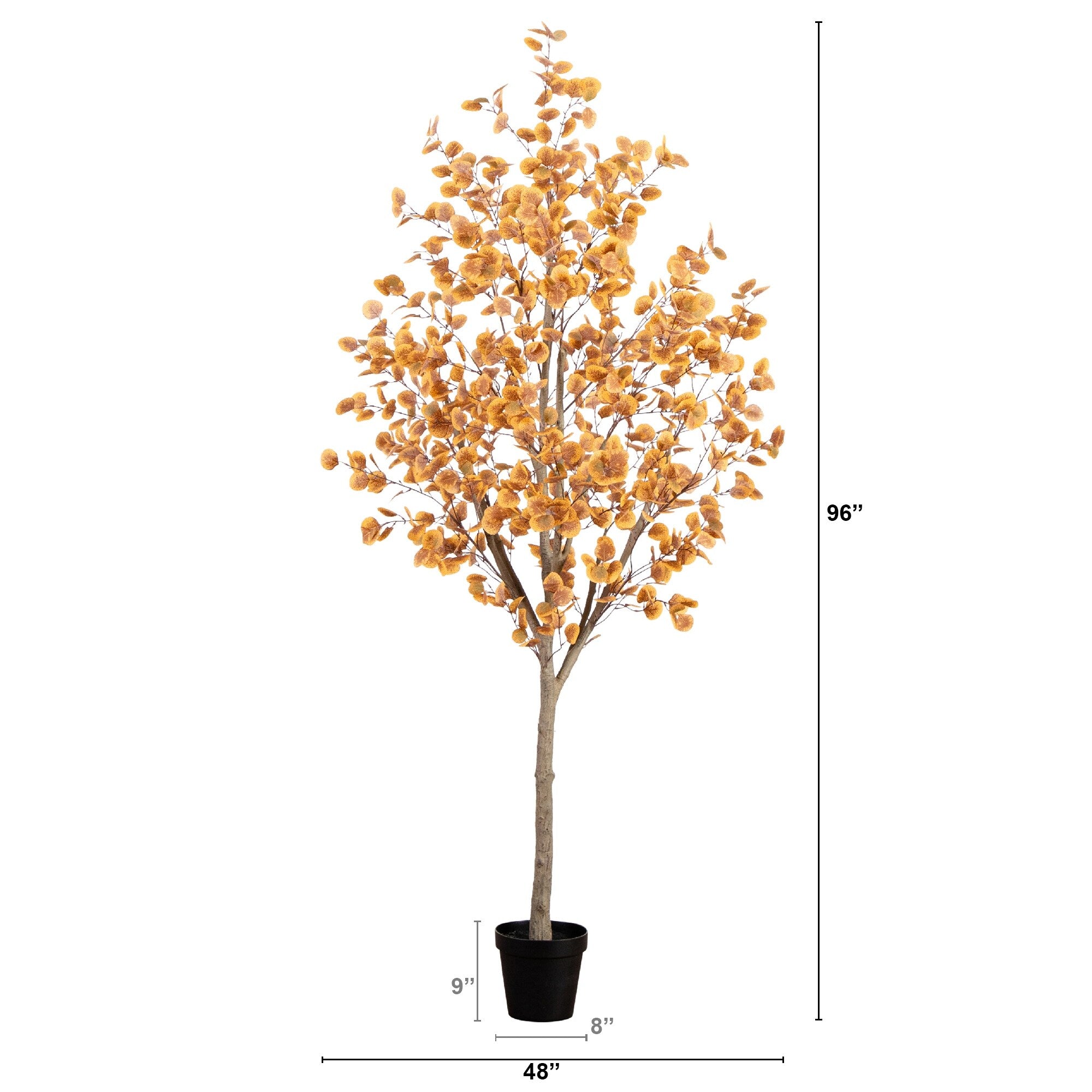 9' Autumn Maple Artificial Fall Tree