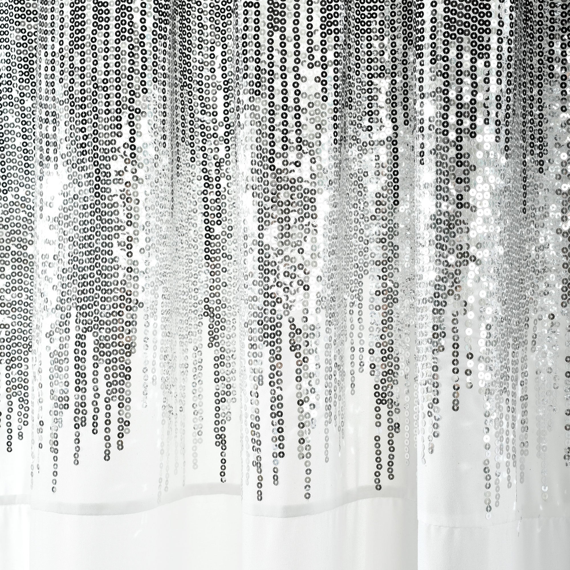 Lush Decor Shimmer Sequins Window Curtain Panel Pair - 84 x 42 - 84 x 42