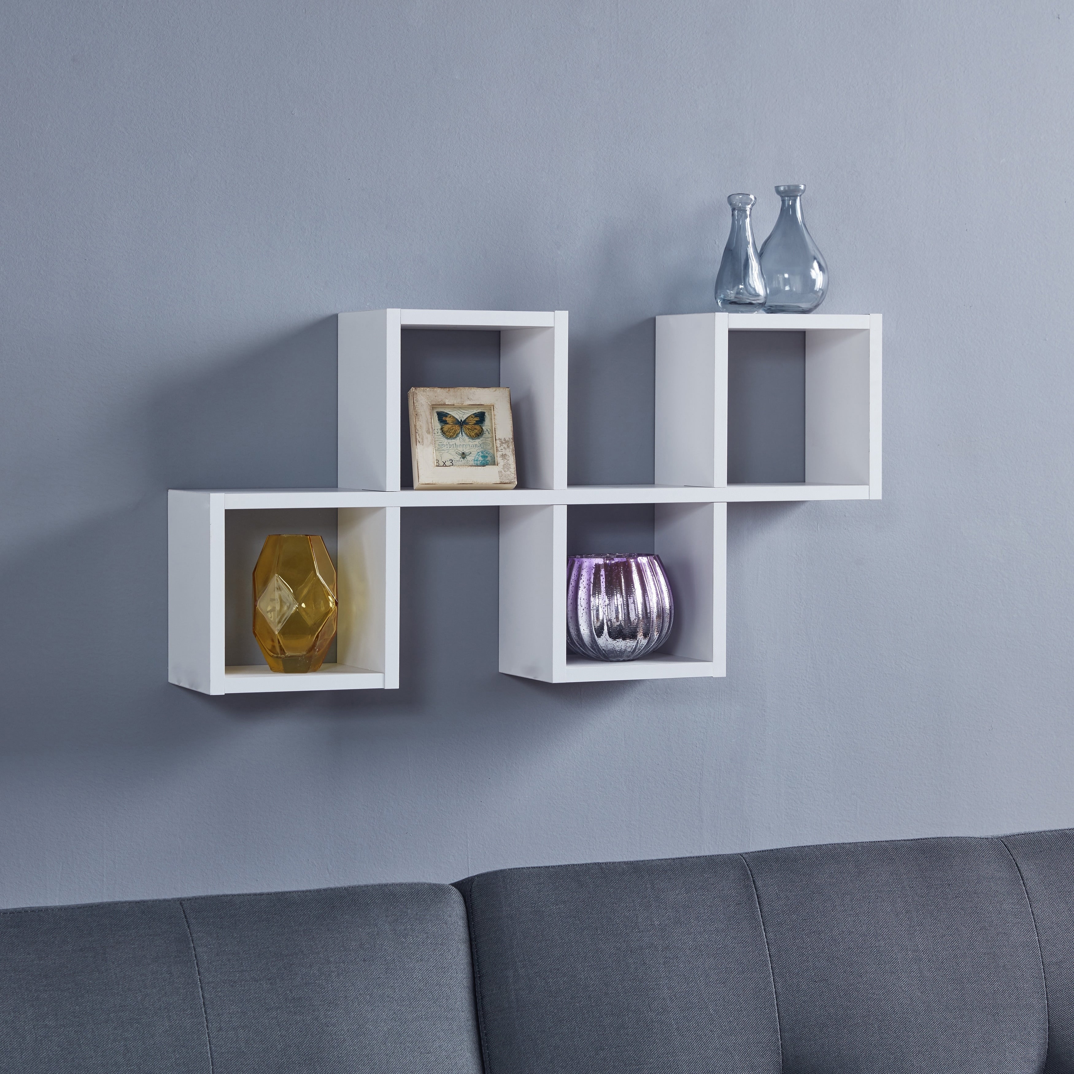 Danya B. Cubby Chessboard Wall Shelf - Horizontal or Vertical