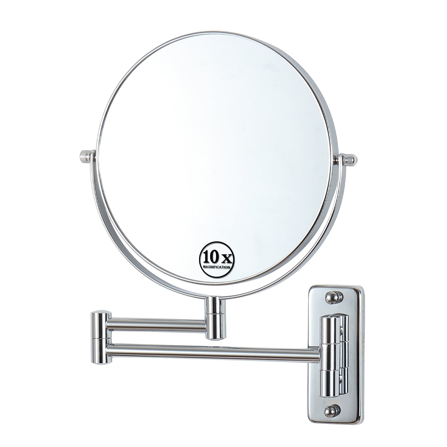 Wall Mounted Makeup Mirror 1x/10x Bathroom Mirror Reversible Double-Sided