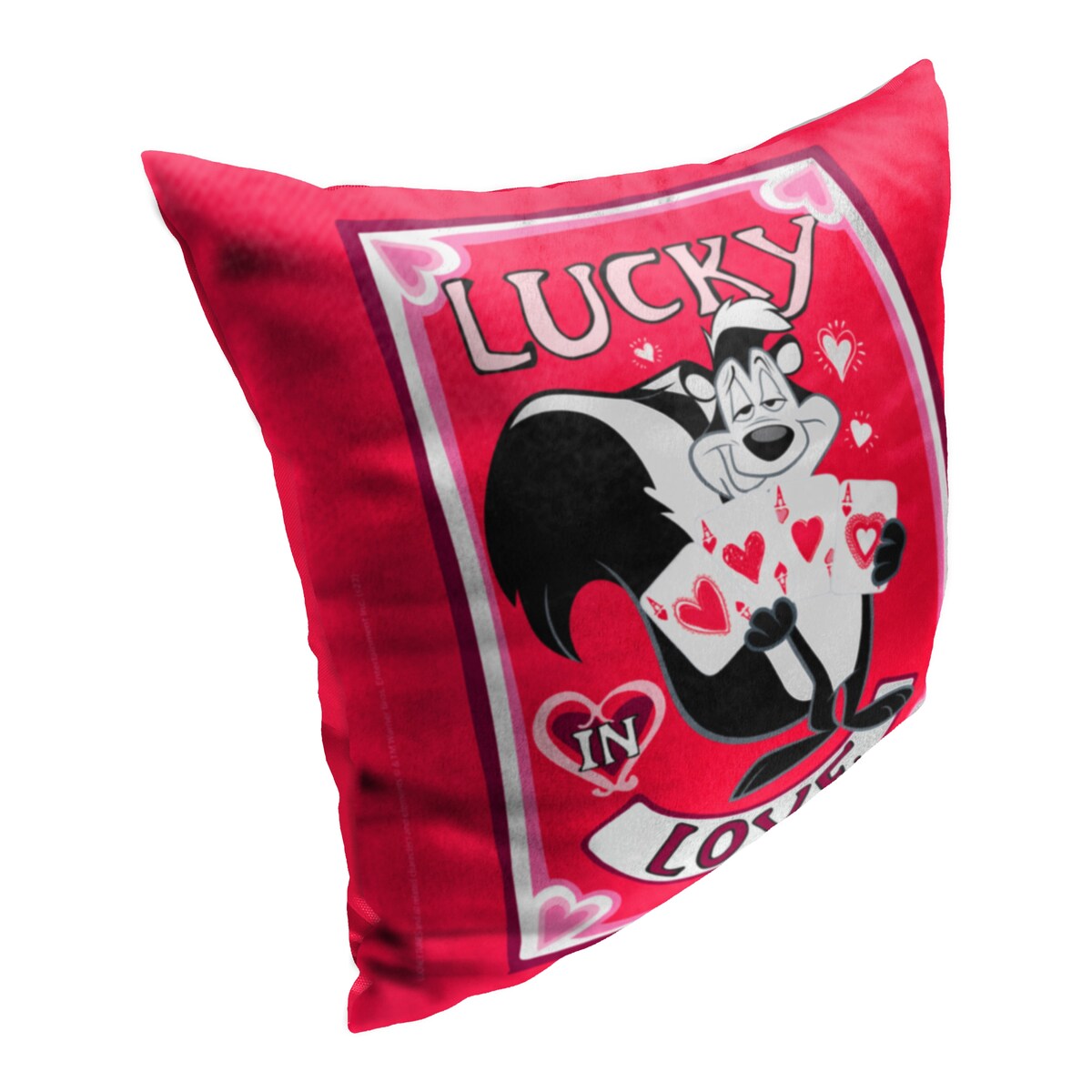 Warner Brothers Looney Tunes Lucky In Love 18 Inch Throw Pillow