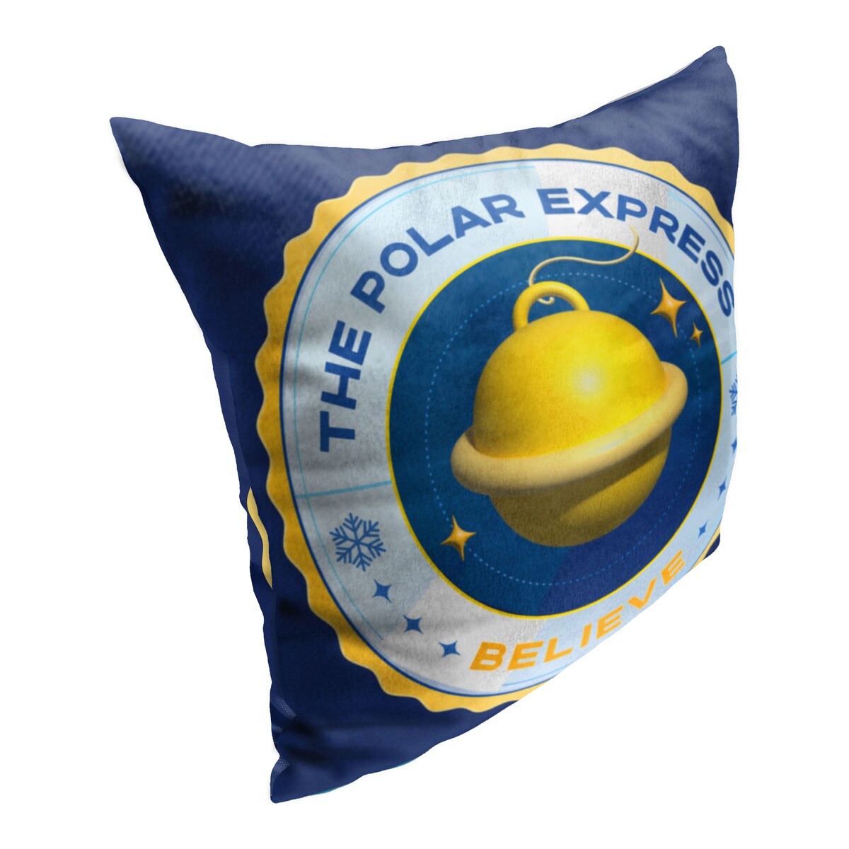 WB Polar Express Believe Printed Throw Pillow - Black