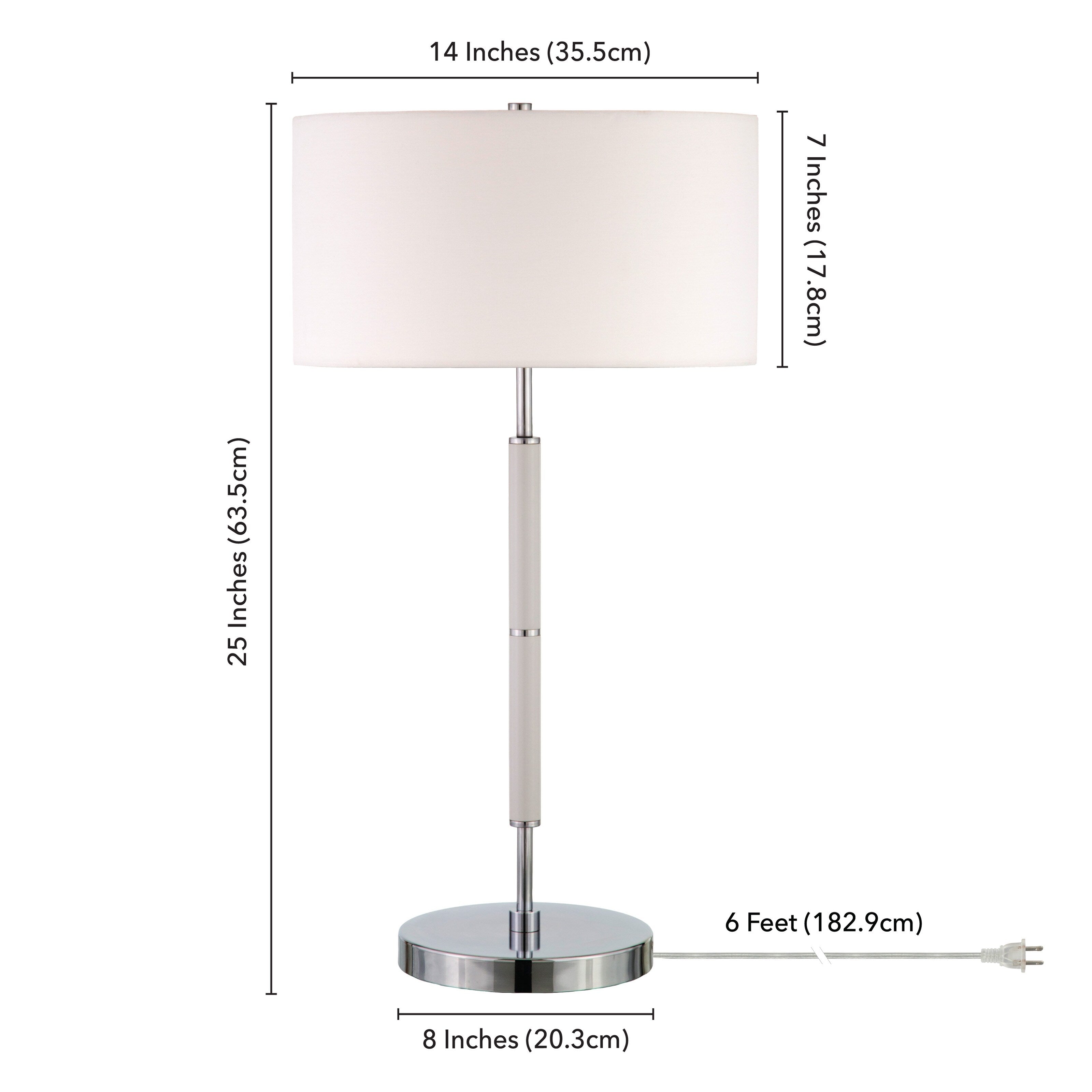 Simone 2-Light Table Lamp