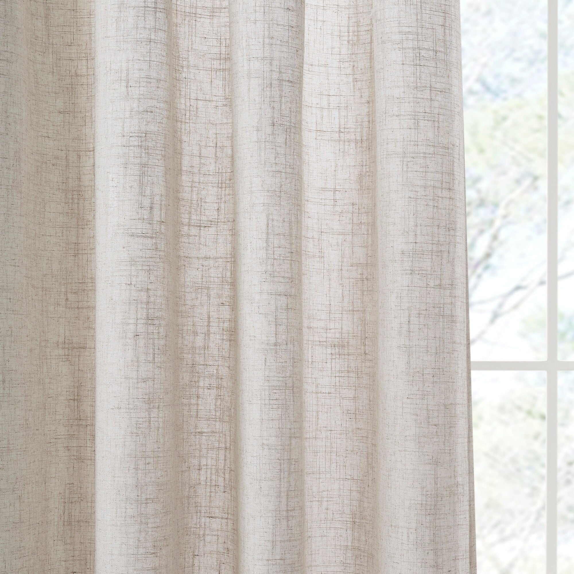 Madison Park Suvi Linen Blend Light Filtering Curtain Panel Pair